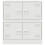 Berkfield Sideboard White 67x39x73 cm Steel 6
