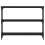 Berkfield Console Table Black 100x22.5x75 cm Engineered Wood 4