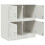Berkfield Sideboard White 67x39x73 cm Steel 7