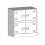 Berkfield Sideboard White 67x39x73 cm Steel 11