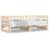Berkfield Pull-out Day Bed without Mattress  2x(90x200) cm Solid Wood 2