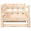 Berkfield Pull-out Day Bed without Mattress  2x(90x200) cm Solid Wood 9