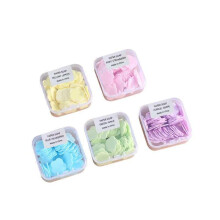 450 Pcs Portable Paper Soap Sheets, MultiColor Fruit Scents for Travel Camping Hiking