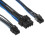 Cabo Adaptador de AlimentaçãO para Placa de VíDeo PCI Express de 6 Pinos um 8 Pinos Duplo  para Torre  Pro/Power  G5 15 Polegadas (38 Cm) 4