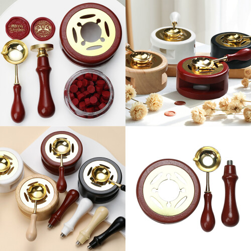 Simple Operations Sealing Wax Stamps Set Includes-Dark red 2