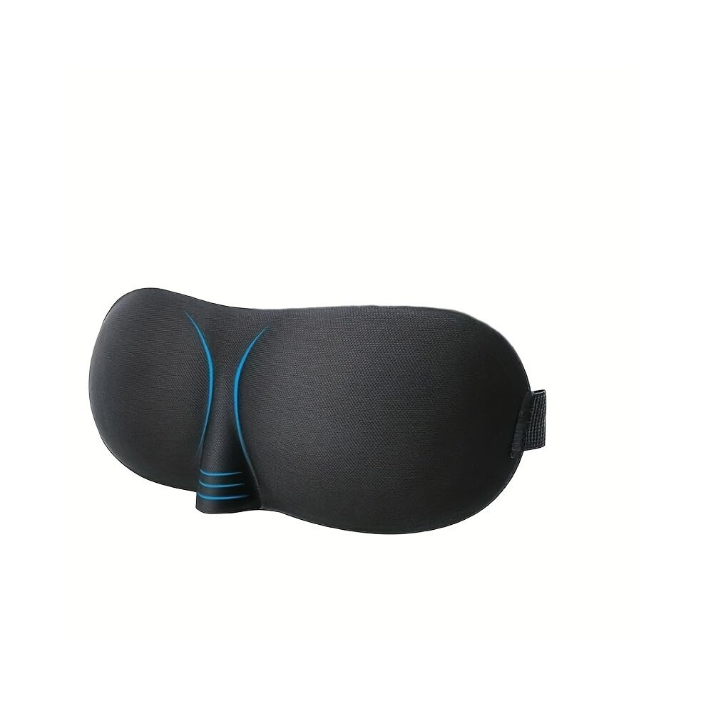 Light Sleep Mask 4 Pack, 3D Contoured Eye Mask With Memory Foam, Total Blocking For Travel And Side Sleepers