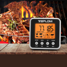 Cyfrowy termometr do mięsa z timerem LCD i sondą ze stali nierdzewnej