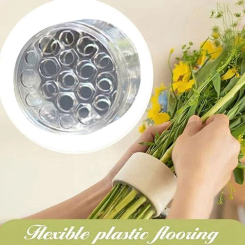 Spiral Ikebana Stem Holder Reusable Floral Grid 1 Pack