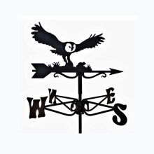 Rooster vindhane - Retro metalvejrhane til tagterrasse