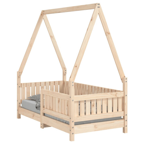 Berkfield Kids Bed Frame 70x140 cm Solid Wood Pine 1