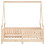 Berkfield Kids Bed Frame 70x140 cm Solid Wood Pine 4