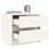 Berkfield Bedside Cabinets 2 pcs White 40x31x35.5 cm Solid Wood Pine 4