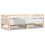 Berkfield Pull-out Day Bed without Mattress  2x(80x200) cm Solid Wood 2