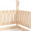 Berkfield Kids Bed Frame 70x140 cm Solid Wood Pine 7
