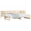 Berkfield Pull-out Day Bed without Mattress  2x(80x200) cm Solid Wood 4