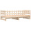 Berkfield Pull-out Day Bed without Mattress  2x(80x200) cm Solid Wood 8