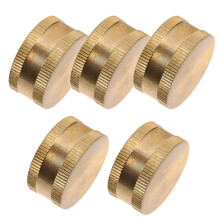 5 stk. 3/4 haveslange hun-endekappe messing studs-hætte vandslangeende