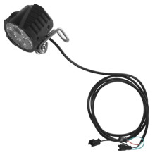 Lampă frontală LED pentru biciclete electrice, 12v, 24v, 36v, 48v, 60v, 72v, cu claxon, impermeabilă