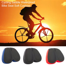 Bike Seat Faux Leather Noseless with Shock Absorption