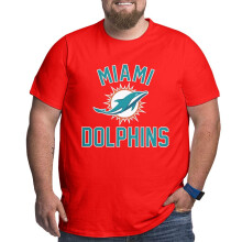 Dolphins Herr Stora och långa sportkorta fotbollslagslogotypärmar för män