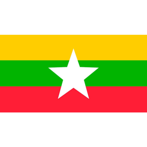 Myanmars flagga Myanmar