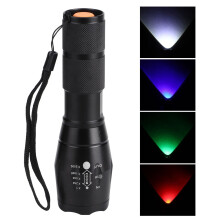 LYUMO RGBW4Color In1Flashlight Vícebarevná svítilna pro cyklistiku