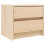 Berkfield Bedside Cabinet 40x31x35.5 cm Solid Wood Pine 2