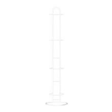 Estante de almacenamiento vertical de metal WRXMIJNHGSA con soporte organizador multicapa, compatible con baloncesto, fútbol y voleibol.