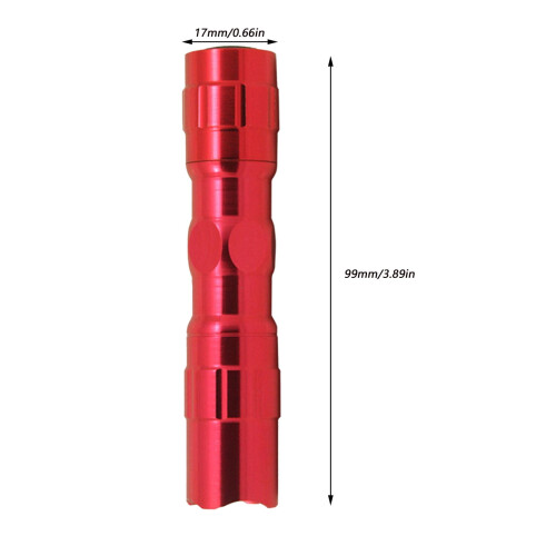 Mini lanterna LED à prova d'água ultrabrilhante para camping e trilhas.