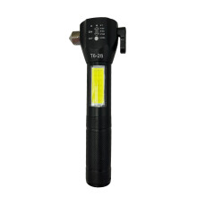 WQQZJJ Lumini exterioare Lanternă puternică pentru exterior, lanterna auto cu ciocan USB reîncărcabilă, super luminoasă
