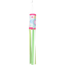 Manga de viento de estilo fresco, manga de viento para jardín, bolsa de medición de viento con cinturón para exteriores.