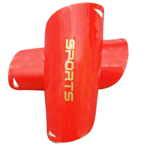1 paio di coprigambe da calcio ROSSO S rosso S