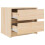 Berkfield Bedside Cabinet 40x31x35.5 cm Solid Wood Pine 6