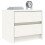 Berkfield Bedside Cabinet White 40x31x35.5 cm Solid Wood Pine 3