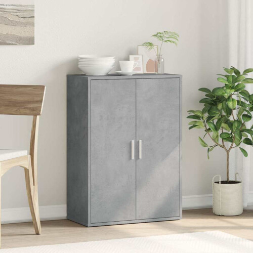 Berkfield Sideboard Concrete Grey 60x31x84 cm Engineered Wood 2