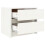 Berkfield Bedside Cabinet White 40x31x35.5 cm Solid Wood Pine 6