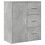 Berkfield Sideboard Concrete Grey 60x31x70 cm Engineered Wood 2