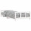 Berkfield Kids Bed Frame White 90x200 cm Solid Wood Pine 2