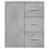 Berkfield Sideboard Concrete Grey 60x31x70 cm Engineered Wood 5