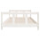 Berkfield Kids Bed Frame White 90x200 cm Solid Wood Pine 4