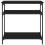 Berkfield Console Table Black 75x29x75 cm Engineered Wood 4