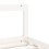 Berkfield Kids Bed Frame White 90x200 cm Solid Wood Pine 7