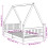 Berkfield Kids Bed Frame White 90x190 cm Solid Wood Pine 9