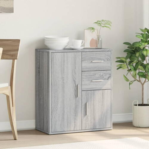 Berkfield Sideboard Grey Sonoma 60x31x70 cm Engineered Wood 2