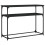 Berkfield Console Table Black 100x35.5x75 cm Engineered Wood 2