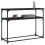 Berkfield Console Table Black 100x35.5x75 cm Engineered Wood 3