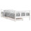 Berkfield Kids Bed Frame with Drawers White 90x200 cm Solid Wood Pine 2
