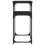 Berkfield Console Table Black 100x35.5x75 cm Engineered Wood 5