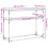 Berkfield Console Table Black 100x35.5x75 cm Engineered Wood 9