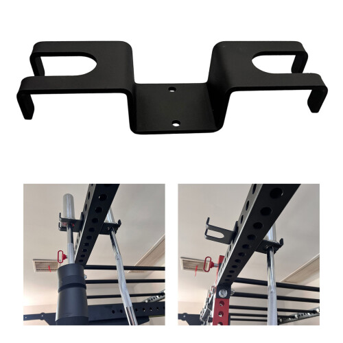 Space Saving Barbell Rack Metal Barbell Mount Rack Home-50mm 1